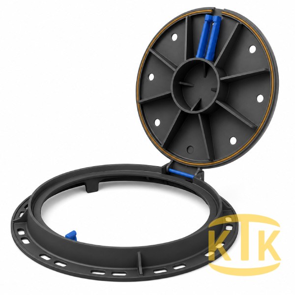 Döküm Rögar Kapağı Takımı Ø600 mm 100° (DKT.600-B2)