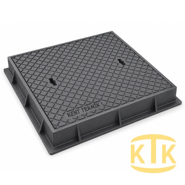 Cast Iron Round Manhole Cover Set Ø600 mm (DKT.600-D9)