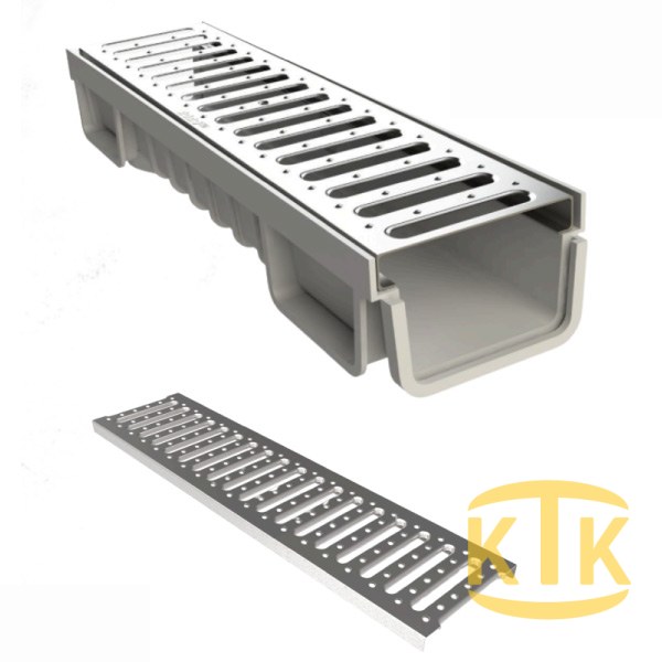 Stainless/Galvanized Channel Grating 125x500x20 mm (PGI.2520-A)