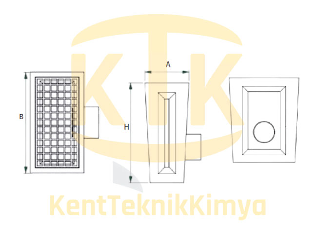 AK-DDK-1561-D400 Döküm Drenaj Kanalı 150x500x610 (D400) - Kent Teknik Kimya