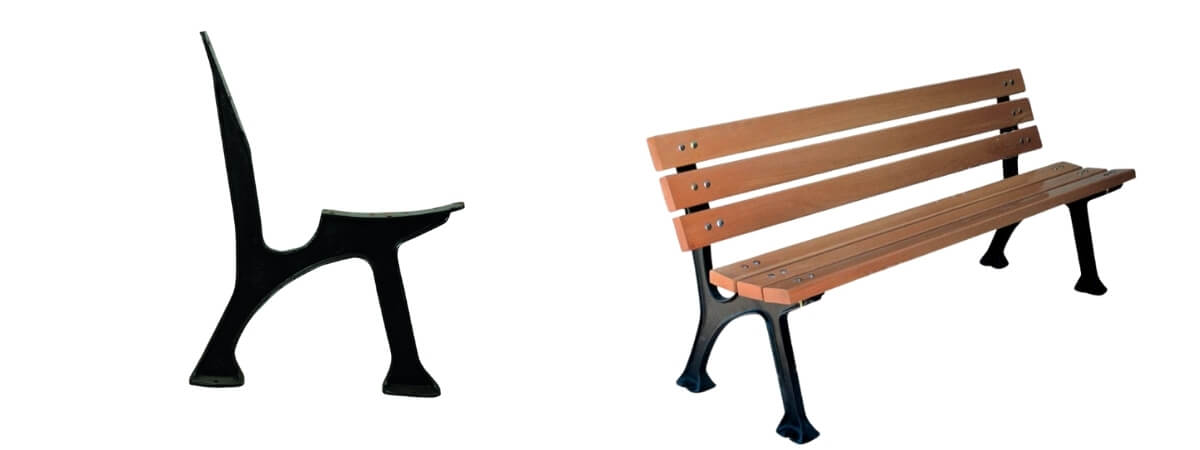 Kompozit Bank Ayağı 680x500 mm