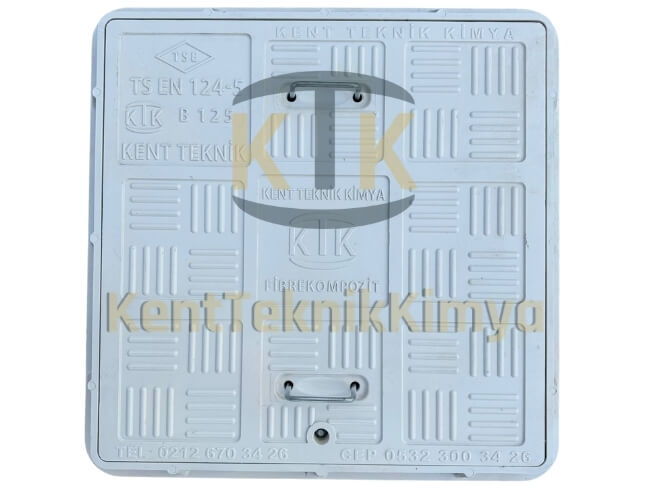 Kompozit Kare Rögar Kapağı Takımı 600x600 mm