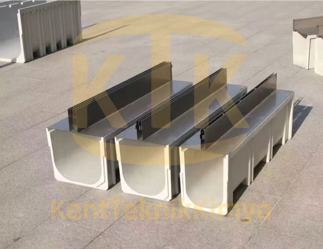AK-FDK-1250-B125 Fuga Drenaj Kanalı 125x500x70 (B125) - Kent Teknik Kimya